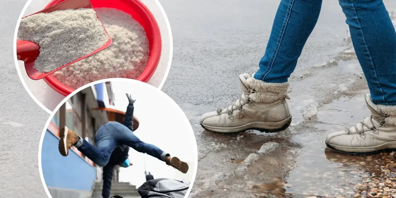Czym posypać śliski chodnik, aby uniknąć upadków i kontuzji?