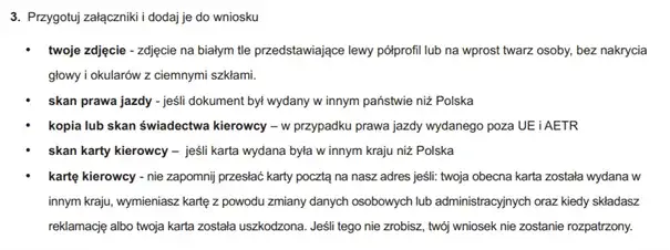 Zdjęcie Jakie załączniki do karty kierowcy? Sprawdź, aby uniknąć błęd&oacute;w